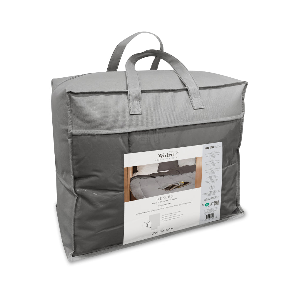 Travel Bed-in-Bag - Light Grey/Anthracite – Travel Textiles